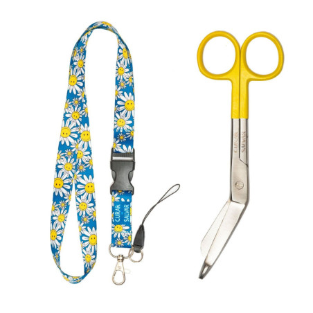 PACK LANYARD MARGARITAS + TIJERA AMARILLA