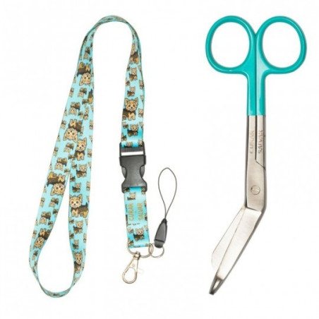 PACK LANYARD YORKSHIRE + TIJERA TURQUESA