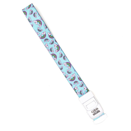 PACK LANYARD RAINBOW + TIJERA AMARILLA + COMPRESOR