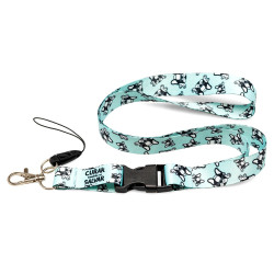 PACK LANYARD BULLDOG + TIJERA AZUL + COMPRESOR 2
