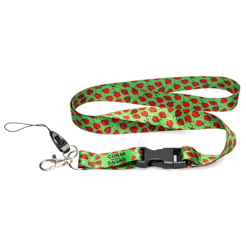 PACK LANYARD MARIQUITAS + TIJERA GRANATE