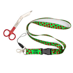 PACK LANYARD MARIQUITAS + TIJERA GRANATE
