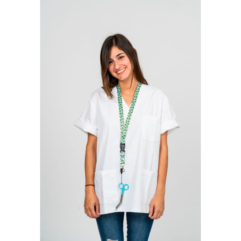PACK LANYARD RANAS + TIJERA AZUL