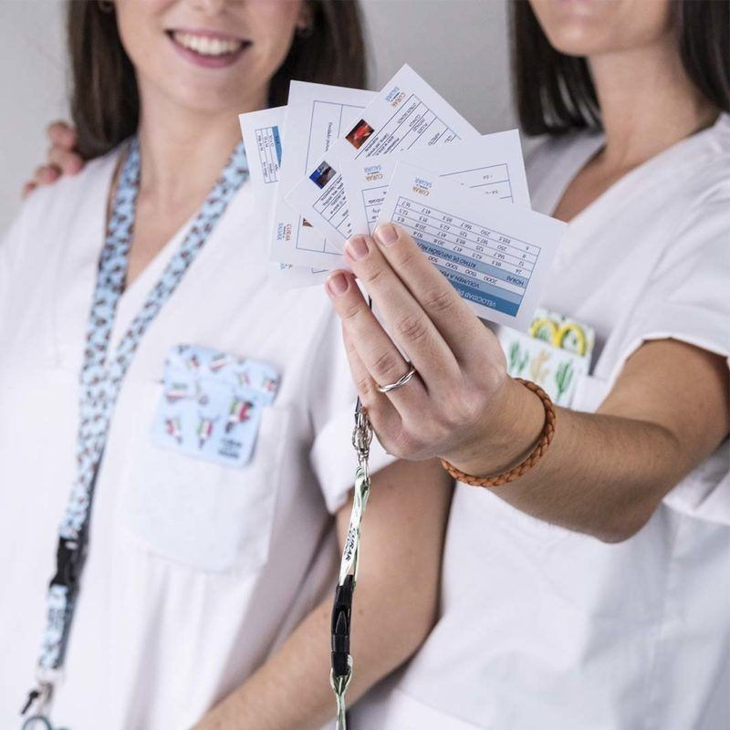 LANYARD ELEFANTES + TIJERA SALMÓN + COMPRESOR