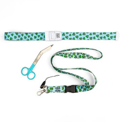 LANYARD RANAS + TIJERA AZUL + COMPRESOR