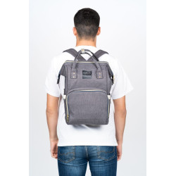 MOCHILA GRIS BASIC 2
