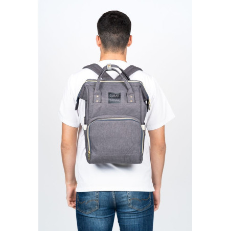 MOCHILA GRIS BASIC