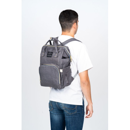 MOCHILA GRIS BASIC