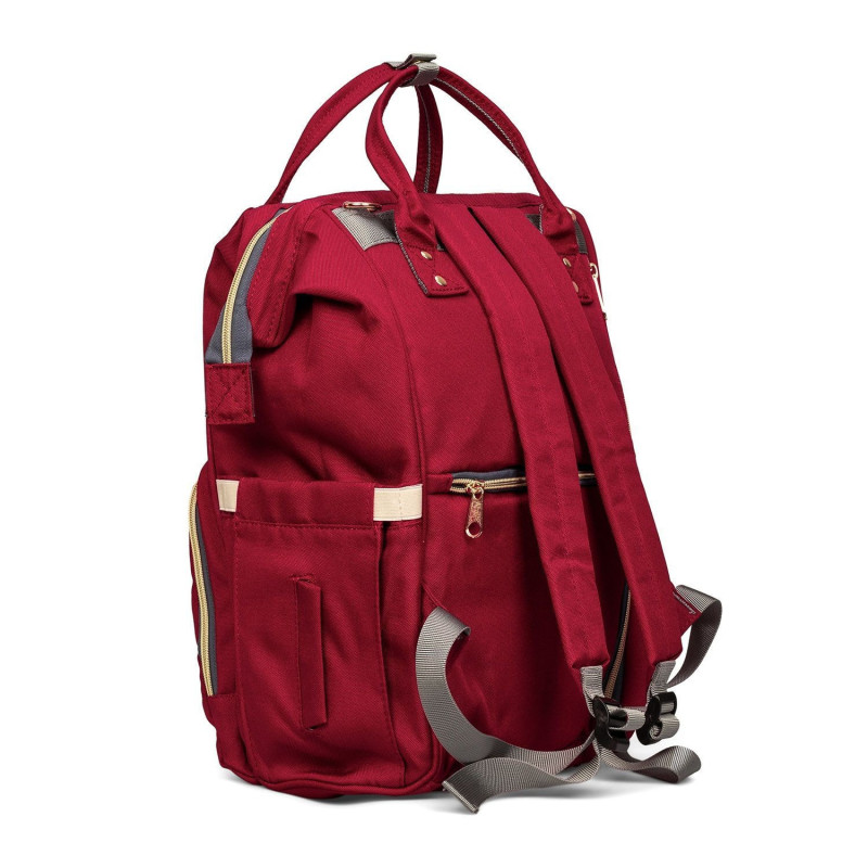 MOCHILA BURDEOS "YO TE CUIDO"