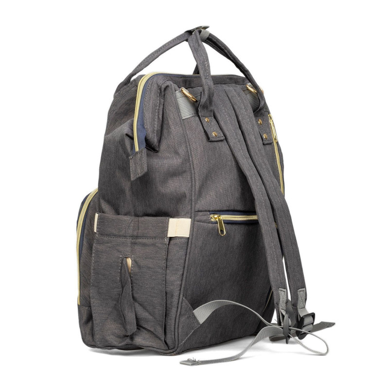 MOCHILA GRIS "YO TE CUIDO"