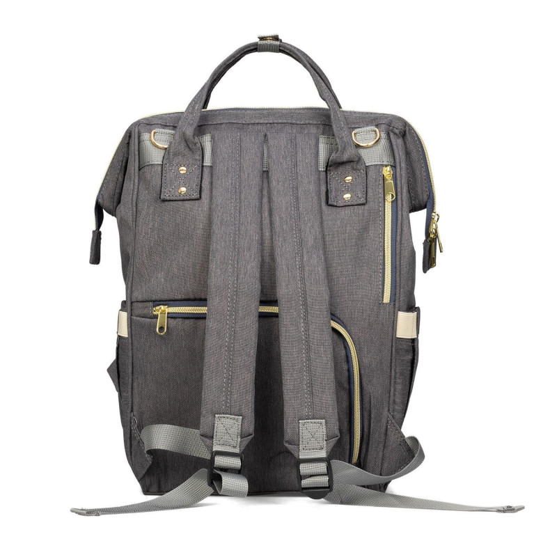 MOCHILA GRIS "YO TE CUIDO"