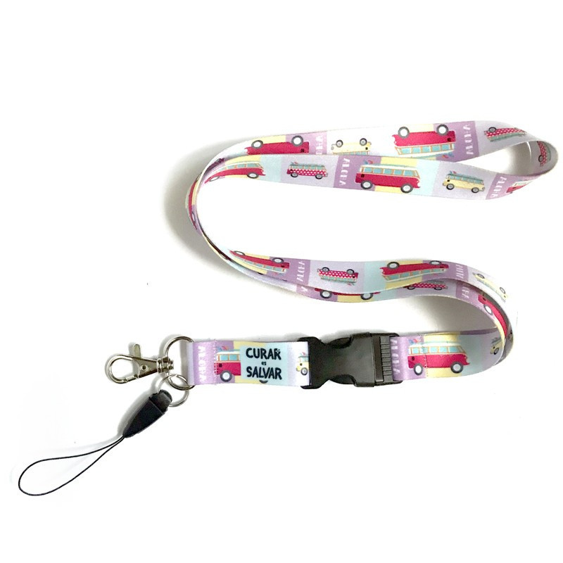 PACK LANYARD SURF VAN + TIJERA LILA