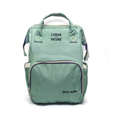 MOCHILA TURQUESA "YO TE CUIDO"