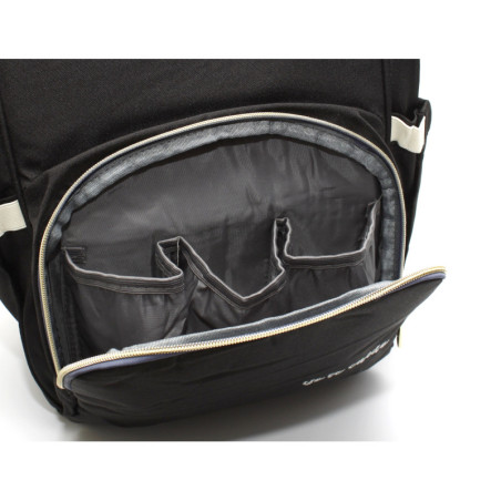 MOCHILA NEGRA "YO TE CUIDO"