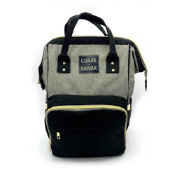 MOCHILA NEGRA-GRIS BASIC