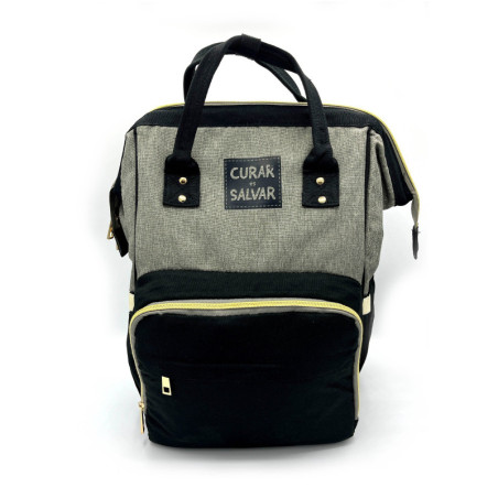MOCHILA NEGRA-GRIS BASIC